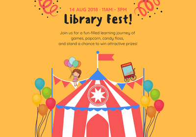 Hop over to the library on Tuesday, 14th August 2018, from 11am to 3pm, for games, challenges and other exciting activities! 